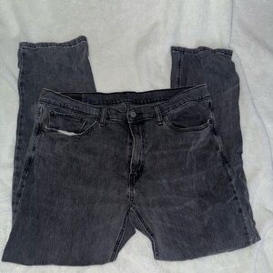 Levi's Charcoal Slim Straight Jeans